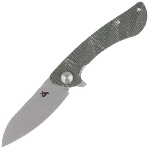Nóż składany BlackFox Dripper OD Green Canvas Micarta, Stonewashed VG-10 (BF-771 MOD) FOX