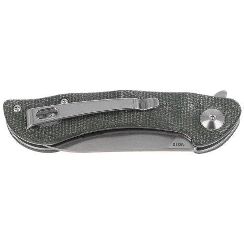 Nóż składany BlackFox Dripper OD Green Canvas Micarta, Stonewashed VG-10 (BF-771 MOD) FOX
