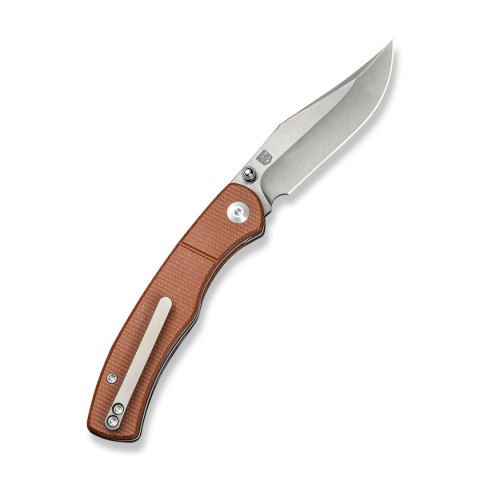 Nóż składany Civivi Clingman Brown Canvas Micarta, Satin Nitro-V by Taylor Martin Best Damn EDC (C23065-3) Civivi by WE Knife