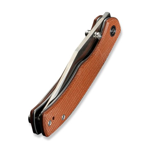 Nóż składany Civivi Clingman Brown Canvas Micarta, Satin Nitro-V by Taylor Martin Best Damn EDC (C23065-3) Civivi by WE Knife