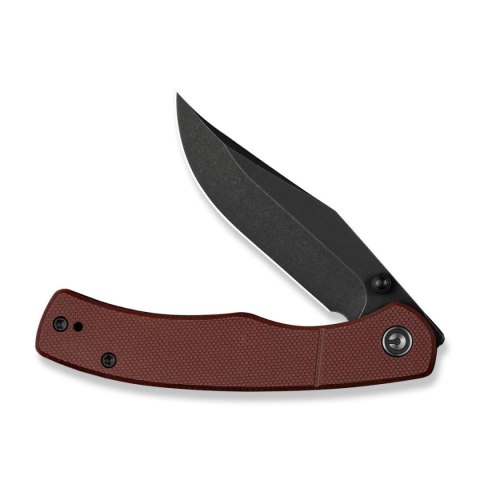 Nóż składany Civivi Clingman Burgundy G10, Black Stonewashed Nitro-V by Taylor Martin Best Damn EDC (C23065-2) Civivi by WE Knife