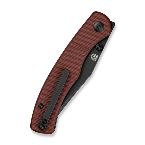 Nóż składany Civivi Clingman Burgundy G10, Black Stonewashed Nitro-V by Taylor Martin Best Damn EDC (C23065-2) Civivi by WE Knife