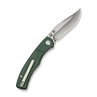 Nóż składany Civivi Clingman Green Canvas Micarta, Satin Nitro-V by Taylor Martin Best Damn EDC (C23065-4) Civivi by WE Knife