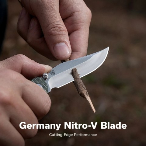 Nóż składany Civivi Clingman Green Canvas Micarta, Satin Nitro-V by Taylor Martin Best Damn EDC (C23065-4) Civivi by WE Knife