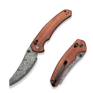 Nóż składany Civivi Sixgill Guibourtia Wood, Damascus by Gavko Knives (C24050-DS1) Civivi by WE Knife