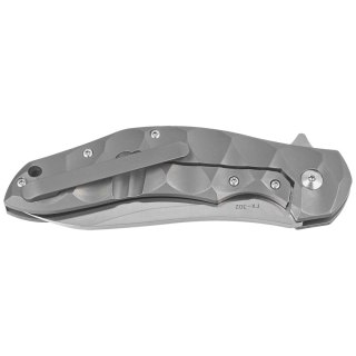 Nóż składany Fox Flipper Gray Titanium, Satin N690Co by Jens Ansø (FX-302) FOX