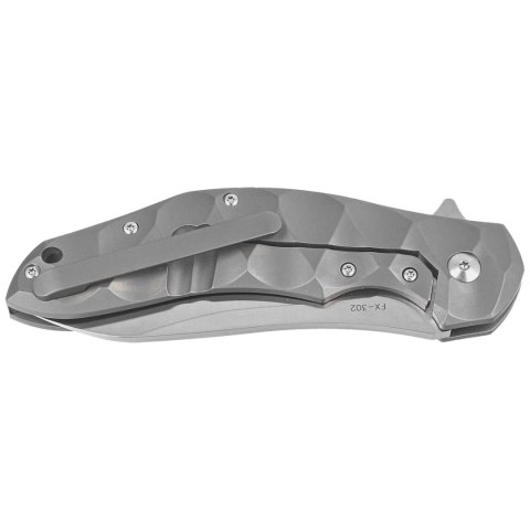 Nóż składany Fox Flipper Gray Titanium, Satin N690Co by Jens Ansø (FX-302) FOX