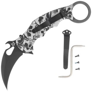 Nóż składany Fox The End Karambit Black Aluminium, Black N690Co (FX-599 ALB-3) FOX
