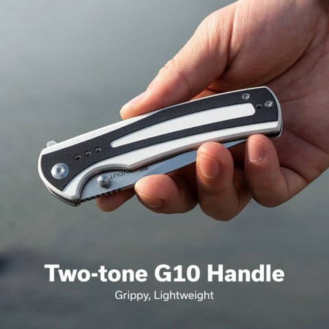 Nóż składany Sencut Regnator White / Black G10, Satin 9Cr18MoV (S24057-3) Sencut by We Knife
