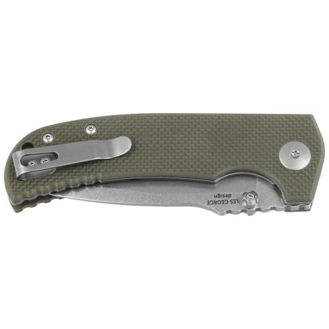 Nóż składany Spartan Blades Astor Green G10, Tumbled CPM 154CM by Les George (SFBL8GR) Spartan Blades