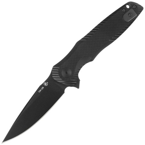 Nóż składany Spartan Blades Poros Black G10, Black TiN CPM 154CM by Curtis Iovito (SFBL11BK) Spartan Blades