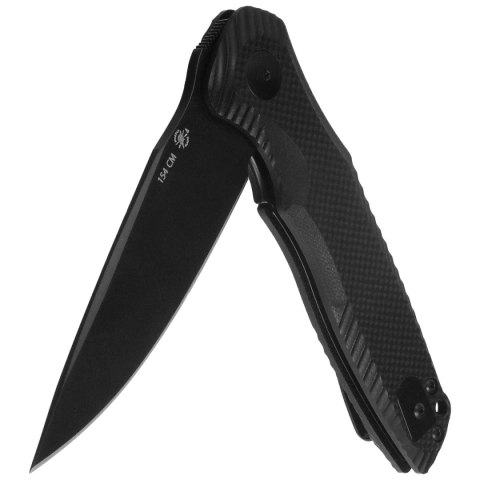 Nóż składany Spartan Blades Poros Black G10, Black TiN CPM 154CM by Curtis Iovito (SFBL11BK) Spartan Blades