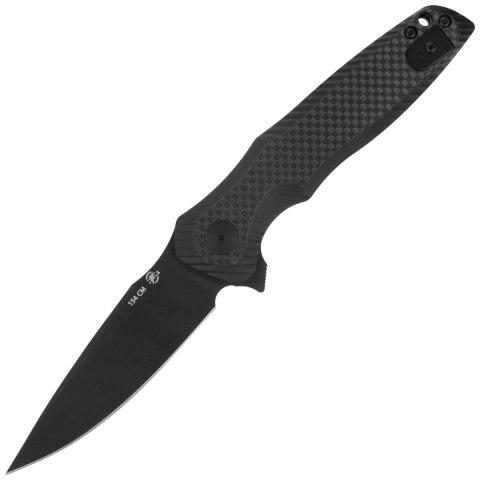 Nóż składany Spartan Blades Poros Black G10/Carbon Fiber, Black TiN CPM 154CM by Curtis Iovito (SFBL11CF) Spartan Blades