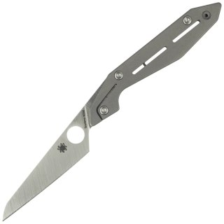Nóż składany Spyderco Nand Gray Titanium, Satin M398 by Paul Alexander (C270TIP) Spyderco Inc.