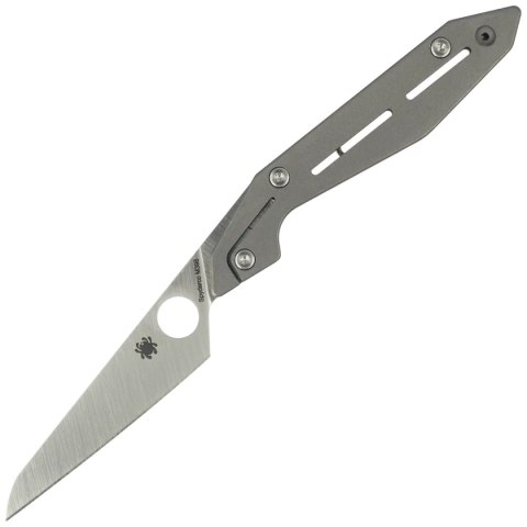 Nóż składany Spyderco Nand Gray Titanium, Satin M398 by Paul Alexander (C270TIP) Spyderco Inc.