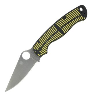 Nóż składany Spyderco Para Military 2 Salt Yellow/Black G10, Satin MagnaCut by Sal, Eric Glesser (C81GBKYLMCP2) Spyderco Inc.