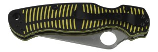 Nóż składany Spyderco Para Military 2 Salt Yellow/Black G10, Satin MagnaCut by Sal, Eric Glesser (C81GBKYLMCP2) Spyderco Inc.