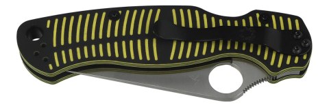 Nóż składany Spyderco Para Military 2 Salt Yellow/Black G10, Satin MagnaCut by Sal, Eric Glesser (C81GBKYLMCP2) Spyderco Inc.
