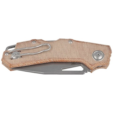 Nóż składany Viper Alfa Natural Canvas Micarta, Stonewashed MagnaCut by Simone Tonolli (V6022CN) Viper by Tecnocut