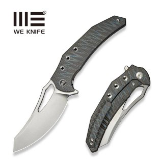 Nóż składany WE Knife Epaulette Tiger Stripes Titanium, Satin M390 by Gavko Knives (WE24024-2) WE Knife