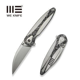 Nóż składany WE Knife Zenthra Titanium/Aluminium Foil Carbon, Satin M390 (WE24021C-4) WE Knife