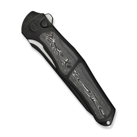 Nóż składany WeKnife 702XI LE No 087/150 Black Integral Titanium/Aluminum Foil Carbon Fiber, Black Stonewashed M390 (WE07B-2) WE Knife