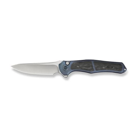 Nóż składany WeKnife 702XI LE No 148/150 Blue Integral Titanium/Shredded Carbon Fiber, Satin M390 (WE07B-1) WE Knife