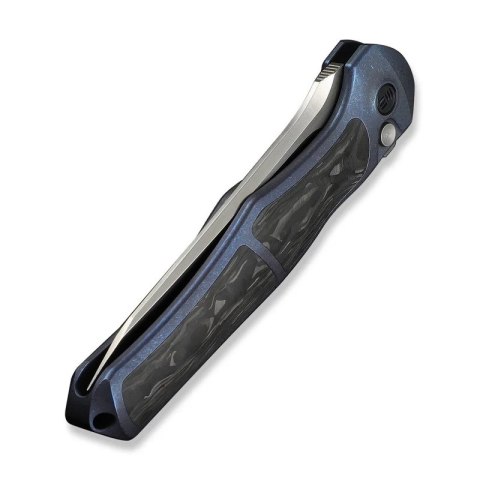 Nóż składany WeKnife 702XI LE No 148/150 Blue Integral Titanium/Shredded Carbon Fiber, Satin M390 (WE07B-1) WE Knife