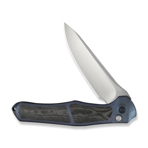 Nóż składany WeKnife 702XI LE No 148/150 Blue Integral Titanium/Shredded Carbon Fiber, Satin M390 (WE07B-1) WE Knife