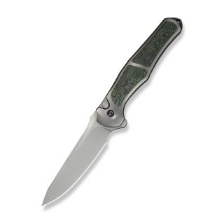 Nóż składany WeKnife 702XI LE No 149/150 Gray Integral Titanium/Jungle Wear Fat Carbon, Stonewashed M390 (WE07B-4) WE Knife