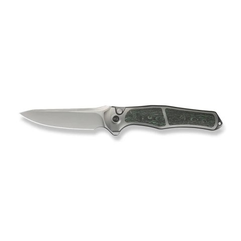 Nóż składany WeKnife 702XI LE No 149/150 Gray Integral Titanium/Jungle Wear Fat Carbon, Stonewashed M390 (WE07B-4) WE Knife