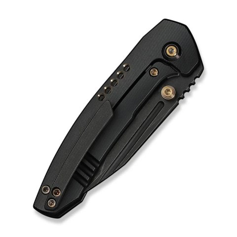 Nóż składany WeKnife Micro Trogon Black Titanium, Black Stonewashed M390 by Brian Brown (WE24043-1) WE Knife