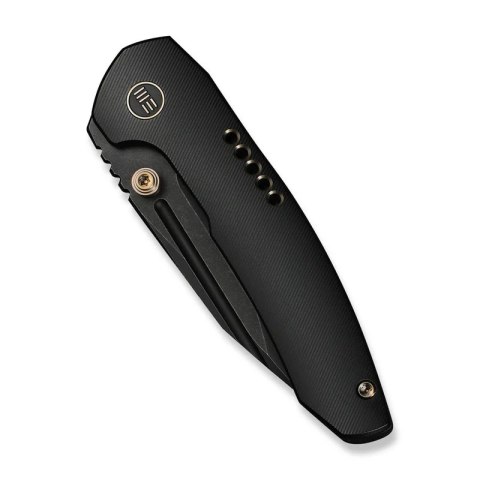 Nóż składany WeKnife Micro Trogon Black Titanium, Black Stonewashed M390 by Brian Brown (WE24043-1) WE Knife
