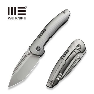 Nóż składany WeKnife Micro Trogon Gray Titanium, Polished Bead Blasted M390 by Brian Brown (WE24043-2) WE Knife