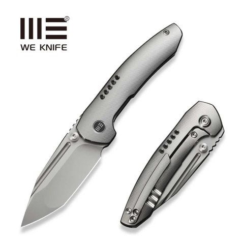 Nóż składany WeKnife Micro Trogon Gray Titanium, Polished Bead Blasted M390 by Brian Brown (WE24043-2) WE Knife