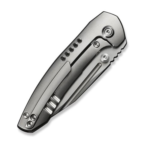Nóż składany WeKnife Micro Trogon Gray Titanium, Polished Bead Blasted M390 by Brian Brown (WE24043-2) WE Knife