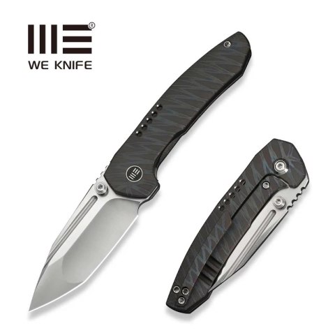 Nóż składany WeKnife Micro Trogon Tiger Stripe Titanium, Satin M390 by Brian Brown (WE24043-3) WE Knife