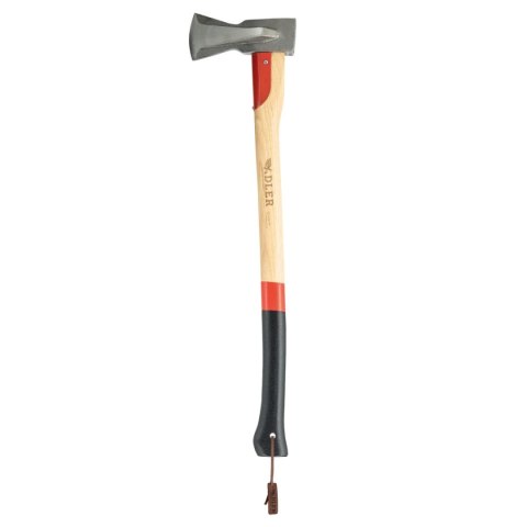 Siekiera rozłupująca Adler Long Splitter Red/Black Hickory Wood, C45 Carbon Steel (130.0H200A011) Adler