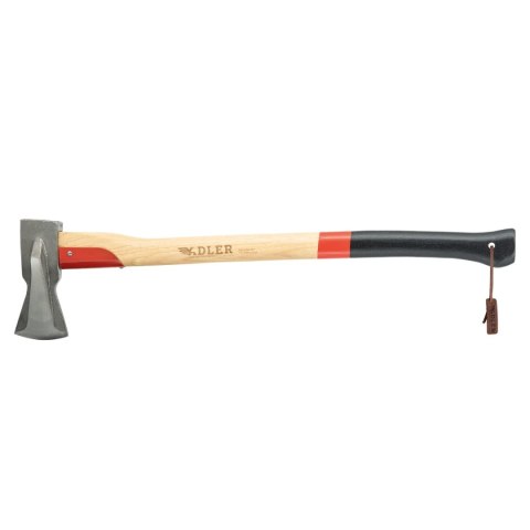 Siekiera rozłupująca Adler Long Splitter Red/Black Hickory Wood, C45 Carbon Steel (130.0H200A011) Adler