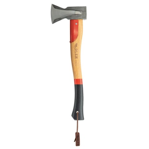 Siekiera rozłupująca Adler Short Splitter Black / Red Hickory Wood, C45 Carbon Steel (230.0H125A011) Adler