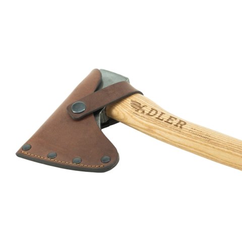 Toporek Adler Scout Black / Red Ash Wood, C60 Carbon Steel (280.0E030A011) Adler