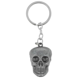 Brelok do kluczy Barbaric Skull Old Silver Zamak (16216-SI) Barbaric by Martinez Albainox