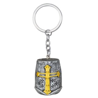 Brelok do kluczy Tole 10 Imperial Templar Helmet Silver Resin (39542) Tole10 Imperial by Martinez Albainox