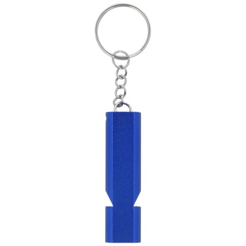 Brelok z gwizdkiem Barbaric Blue Aluminium (16215-BL) Barbaric by Martinez Albainox