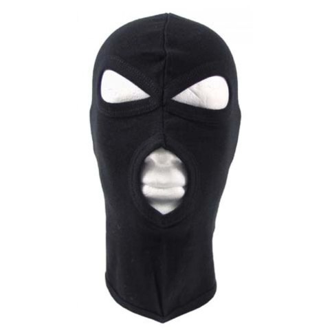 Kominiarka bawełniana MFH 3 otwory black (10901A) Max Fuchs (MFH)