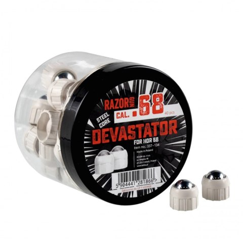 Kule metalowe RazorGun Steel Core Devastator kal. .68 / 40 szt. (337-134) RazorGun