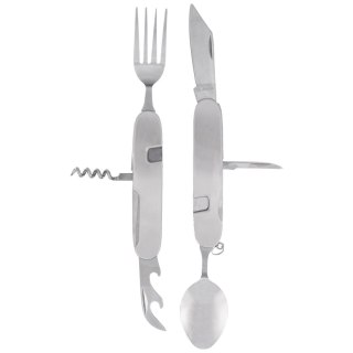 Niezbędnik składany Martinez Albainox Camping 7 Set Silver Aluminium, Mirror 3Cr13Mov (11021) Martinez Albainox