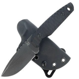Nóż Fox KS Black G10, Top Shield Antracite Stonewashed Niolox by GZ Tactical Knives (FX-627 G10B) FOX
