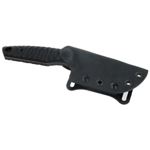 Nóż Fox KS Black G10, Top Shield Antracite Stonewashed Niolox by GZ Tactical Knives (FX-627 G10B) FOX