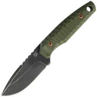 Nóż Fox KS OD Green G10, Top Shield Antracite Stonewashed Niolox by GZ Tactical Knives (FX-627 G10OD) FOX